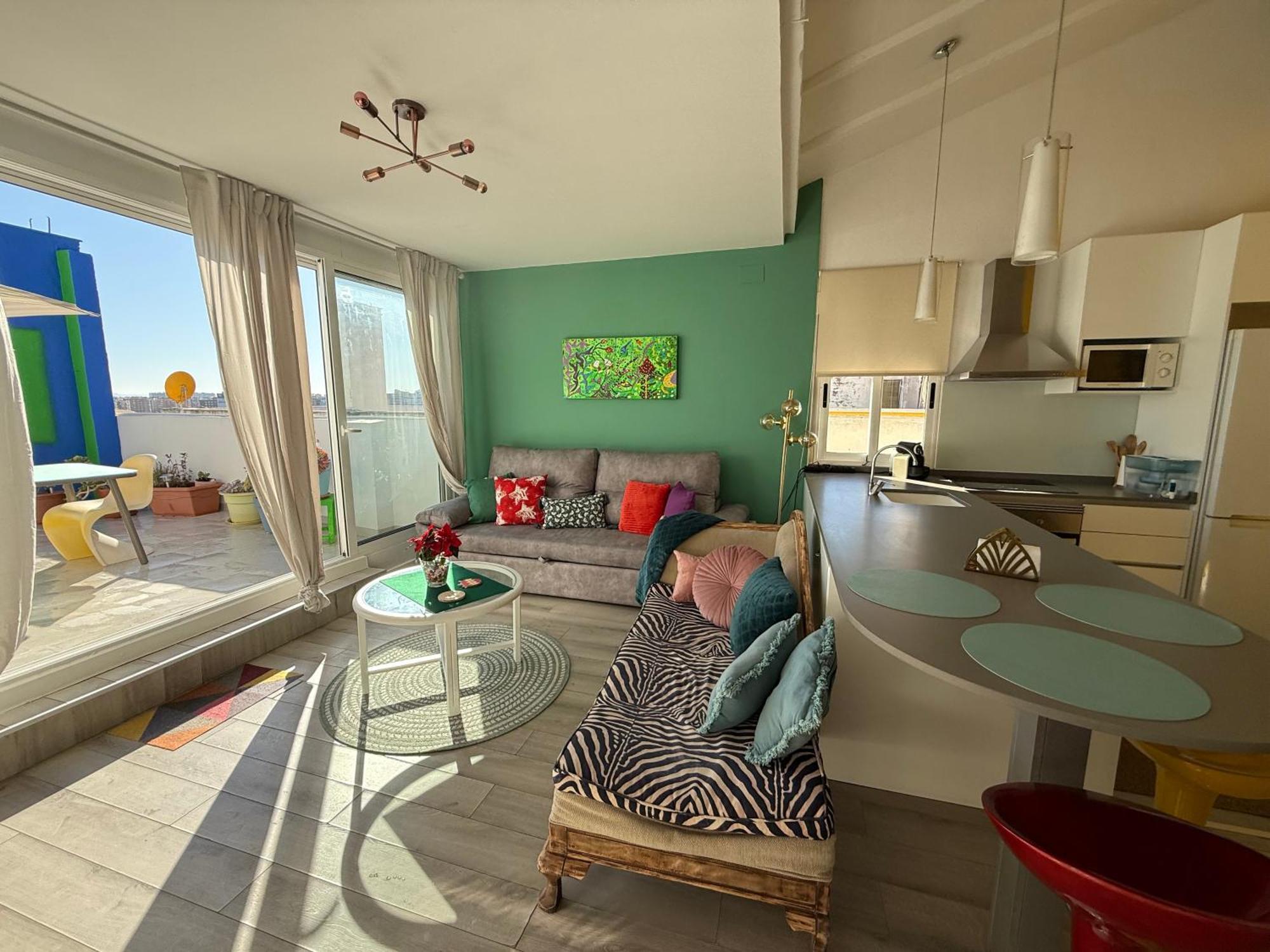 Petite Penthouse With The Sunniest Terrace In Valencia 아파트 외부 사진